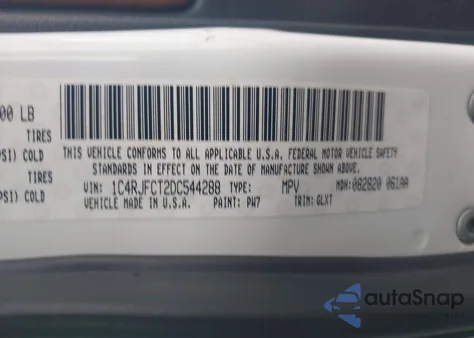 2013 Jeep Grand Cherokee Overland from USA, damaged, VIN 1C4RJFCT2DC544288